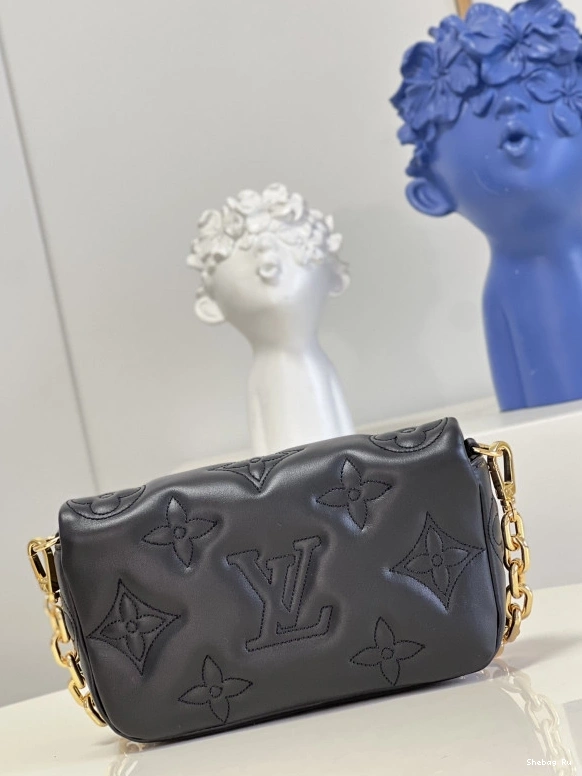 WALLET LOUIS BUBBLEGRAM VUITTON STRAP ON 0805